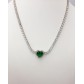 Veneziano G. Collana Donna Cuore Verde