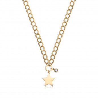 Sagapo Collana Donna My Love Stella Oro