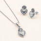 Niah Collana e Orecchini Sacred Heart