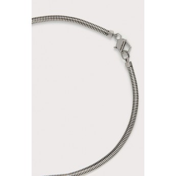 BIKKEMBERGS COLLANA UOMO SNAKE CON DIAMANTE